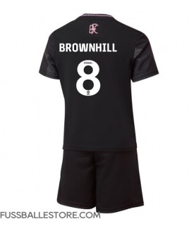 Günstige Burnley Josh Brownhill #8 Auswärts Trikotsatzt Kinder 2024-25 Kurzarm (+ Kurze Hosen)